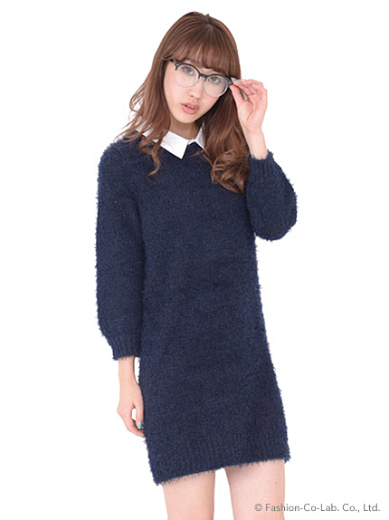 フェザーIラインワンピース