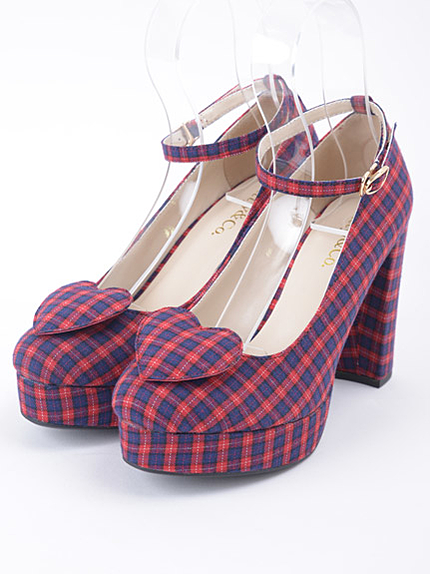 ハートパーツパンプス