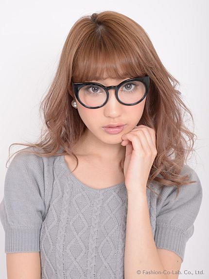 キャットアイメガネ