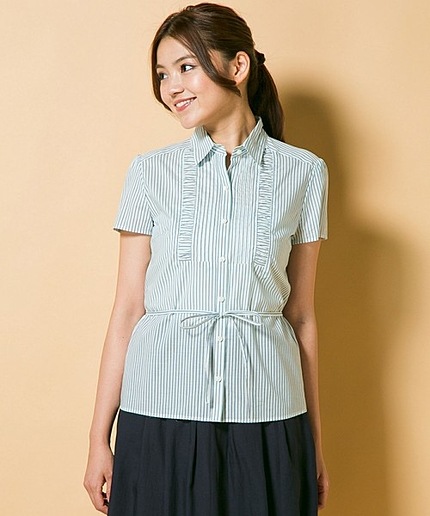 80/ｰC/シャーティング半袖ブラウス