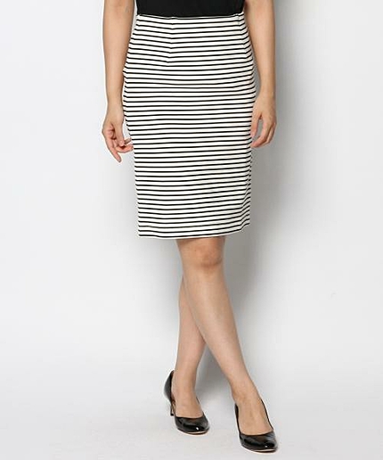 リップルボーダースカート