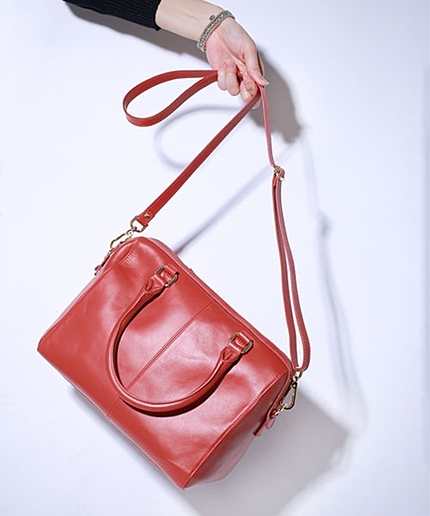 レザーボストンバッグ/L