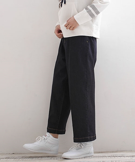 STAY ONワイドデニム