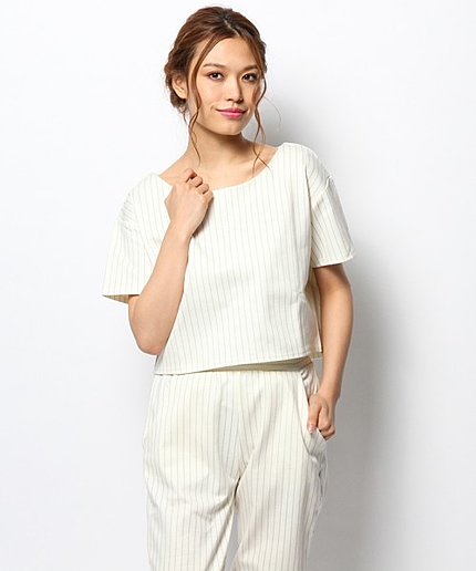 ストライプトップス