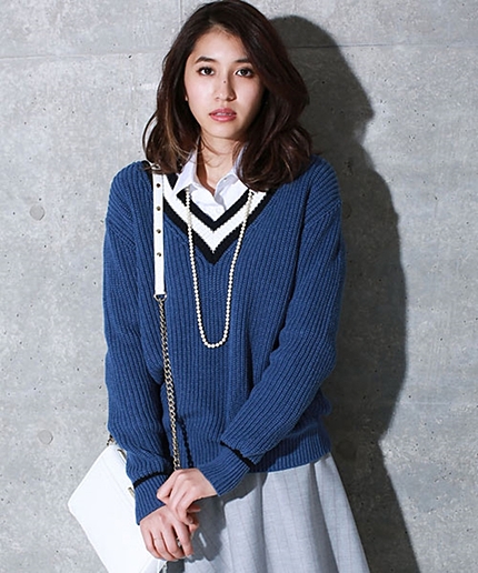 OD/スタンダード チルデンニット