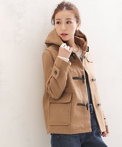 メルトンショートダッフルコート