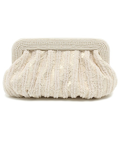 パールストライプクラッチ