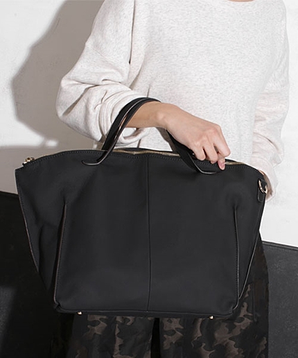 レザーボストン/L