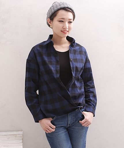 カシュクールシャツ