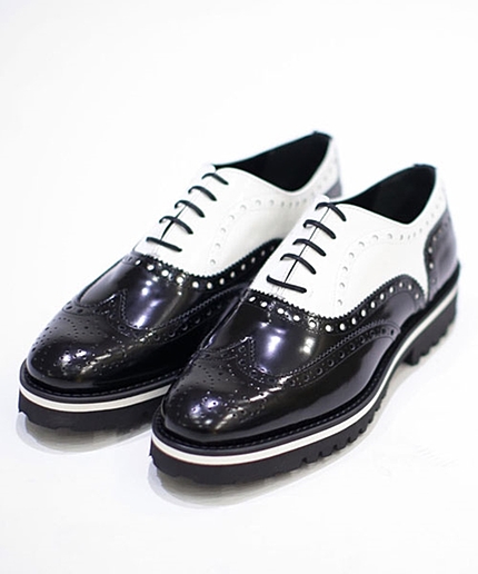 OD/ウイングチップバイカラーレース