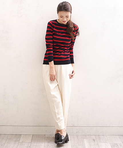 ワイドタックパンツ