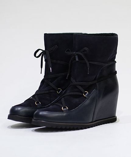 インヒールレースアップブーツ/L