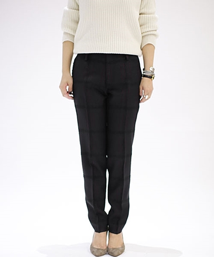 オリジナルチェック センタープレスパンツ