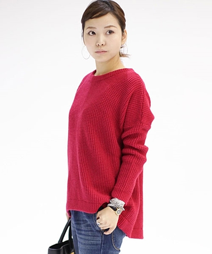 カシミア混 プルオーバー