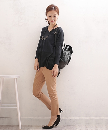 FF/9分丈テーパードカラーPT