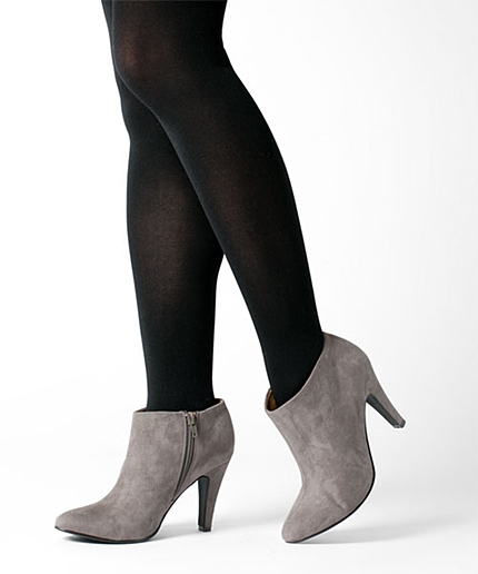 Fスエードセンターステッチブーティ