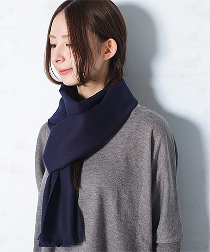 100%WOOLカラーマフラー