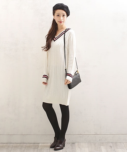 チルデンニットワンピ