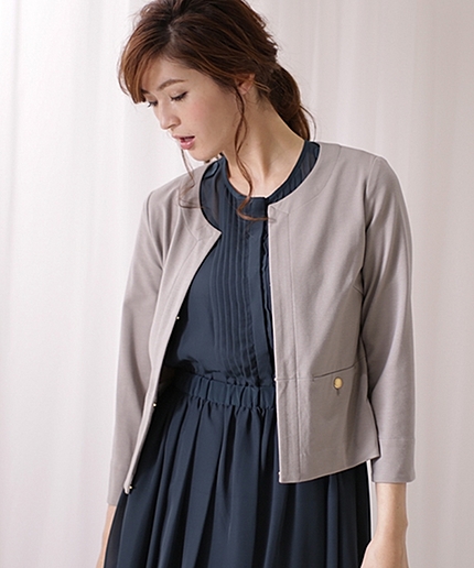 ノーカラーカットJK