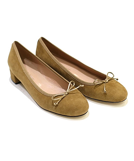 LB/スエードバレエシューズ5cm