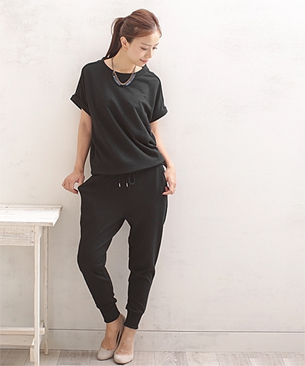 裏毛パンツセットアップ