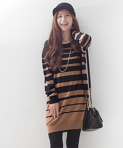 ランダムボーダーKnitOP