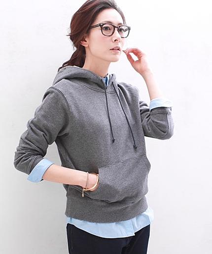 ベーシックカラーパーカー