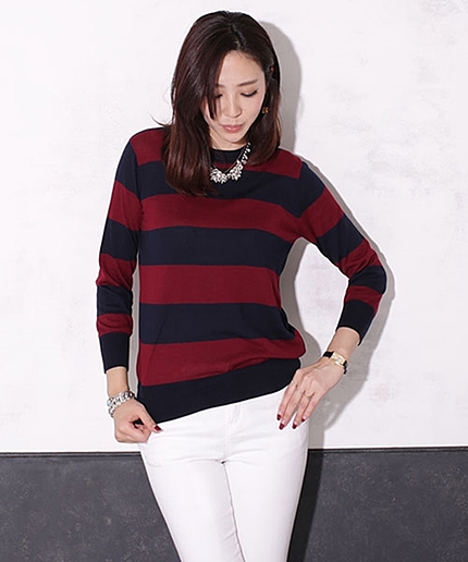 Silk Blendy Yarn ボーダー