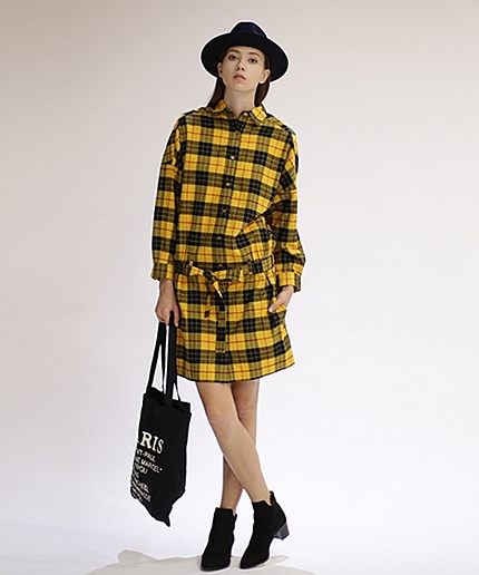 OD/チェック シャツOP