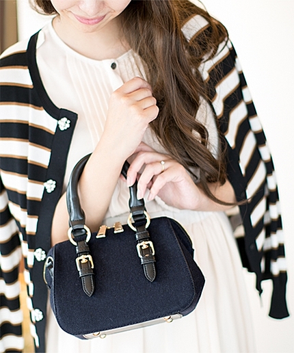 ウール2WAYミニボストン