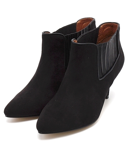 Fレザーサイドゴアブーティ