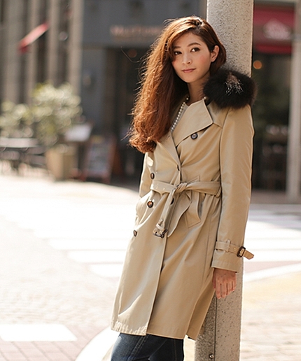 西川インナーダウン付きトレンチCT