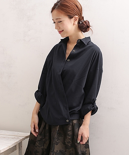 FF/2wayカシュクールシャツ