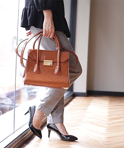 Fレザー2Wayトート