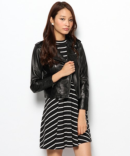 【カタログ掲載】ラムレザーライダースジャケット