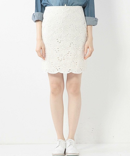 JOC C/N フラワー レース タイトスカート / 花柄
