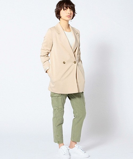 ルーズ2ボタンコート/ AEBC LOOSE 2B CT