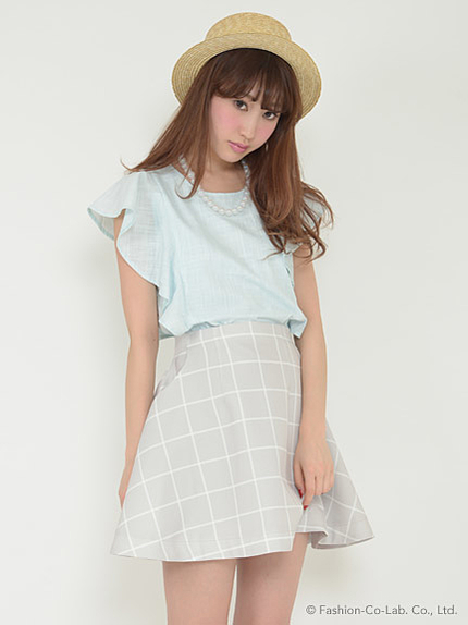 格子チェックスカート