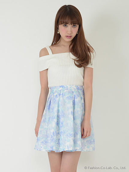 3Dフラワースカート