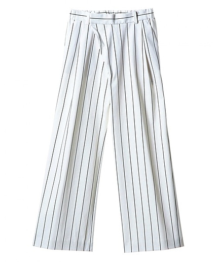 ASTRAET(アストラット) ストライプタックワイドパンツ