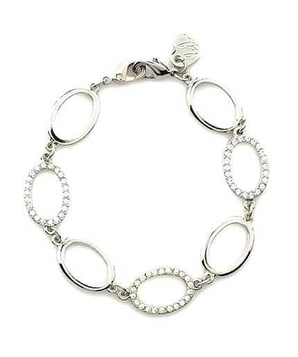 ガラスオーバルブレスレット