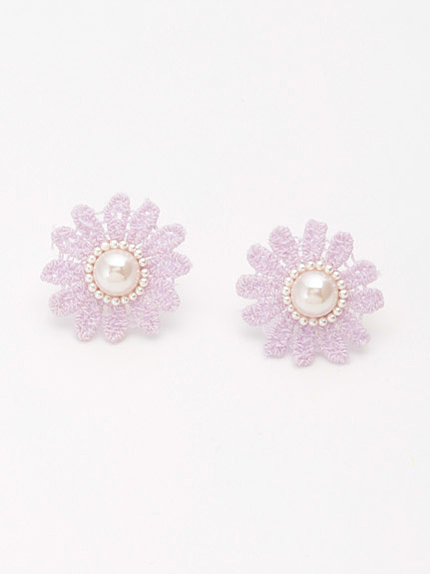 レースパールピアス