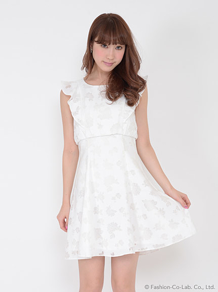 オパールフラワーワンピ