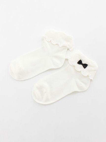 リボンフリルソックス