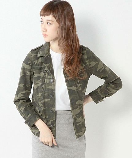 JCRP メイサイ　ミリタリージャケット / 迷彩 / カモフラ