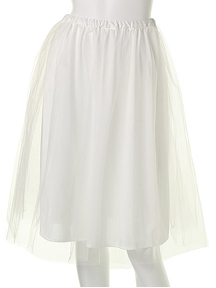 2枚チュールスカート