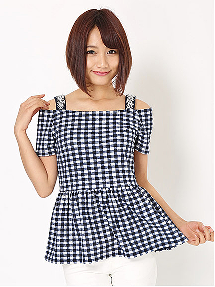 ギンガムチェックＴＯＰＳ