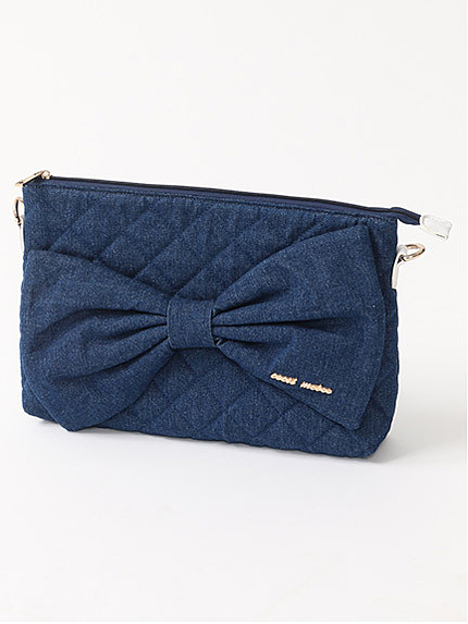 BIGリボンキルティングクラッチ