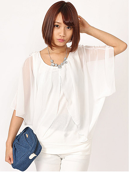 シフォンチュニック