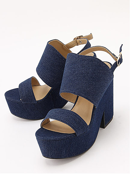 15.SS　ボリュームデニムサンダル